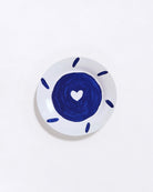 Émoi Émoi L'assiette Cœur bleu en porcelaine — Émoi Émoi — Bleu — packshot 2 | Appart 17 Bruxelles