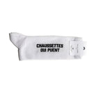 Félicie Aussi Chaussettes « Qui puent » — Felicie Aussi — Blanc — photo produit | Appart 17 Bruxelles