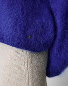 Adorable Pull col V en mohair — Cobalt — vue 4