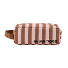Trousse d'école simple — Atelier Wagram — Rayures marron fond beige — autre vue 5 | Appart 17 Bruxelles