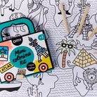 Mini Coloring Kit, poster 40 × 50 cm et 4 crayons — OMY — Atlas — autre vue 3 | Appart 17 Bruxelles