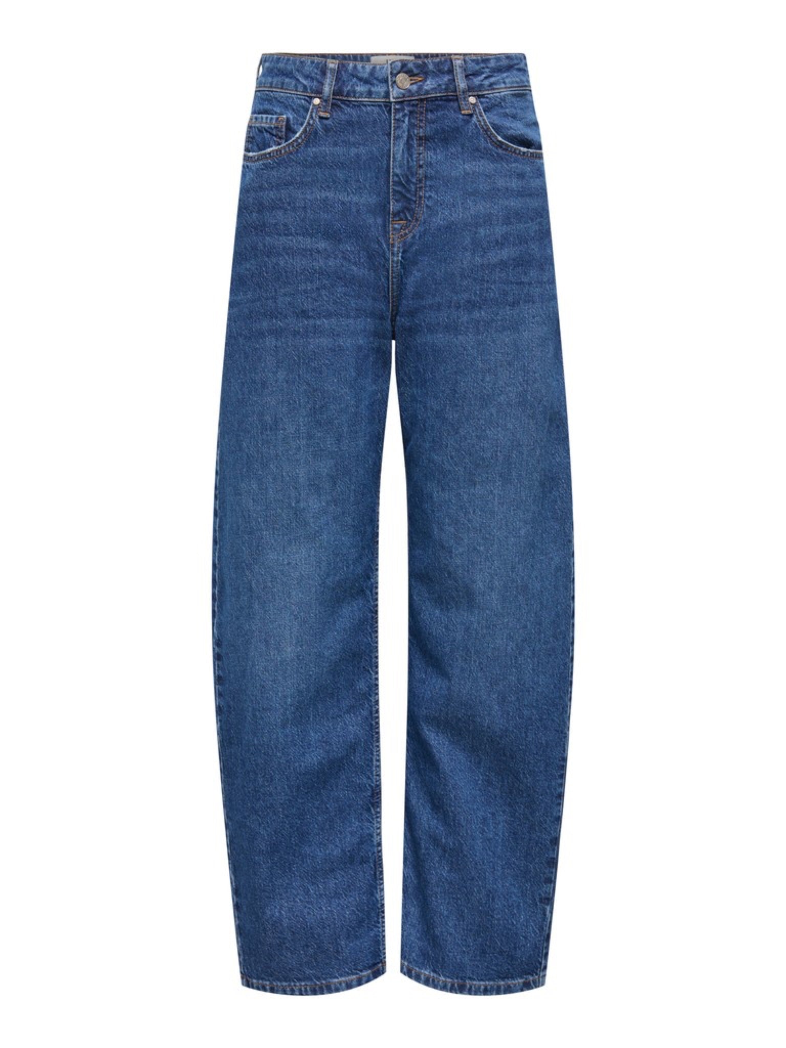 JDYBAILEY Jean barrel taille haute — Medium Blue Denim — vue 7