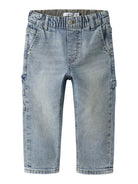NMMBEN Jean carpenter fuselé garçon — name it — Vintage Medium Blue Denim — vue de face 2 | Appart 17 Bruxelles