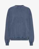 Organic Oversized Crew — Colorful Standard — Neptune Blue — packshot | Appart 17 Bruxelles