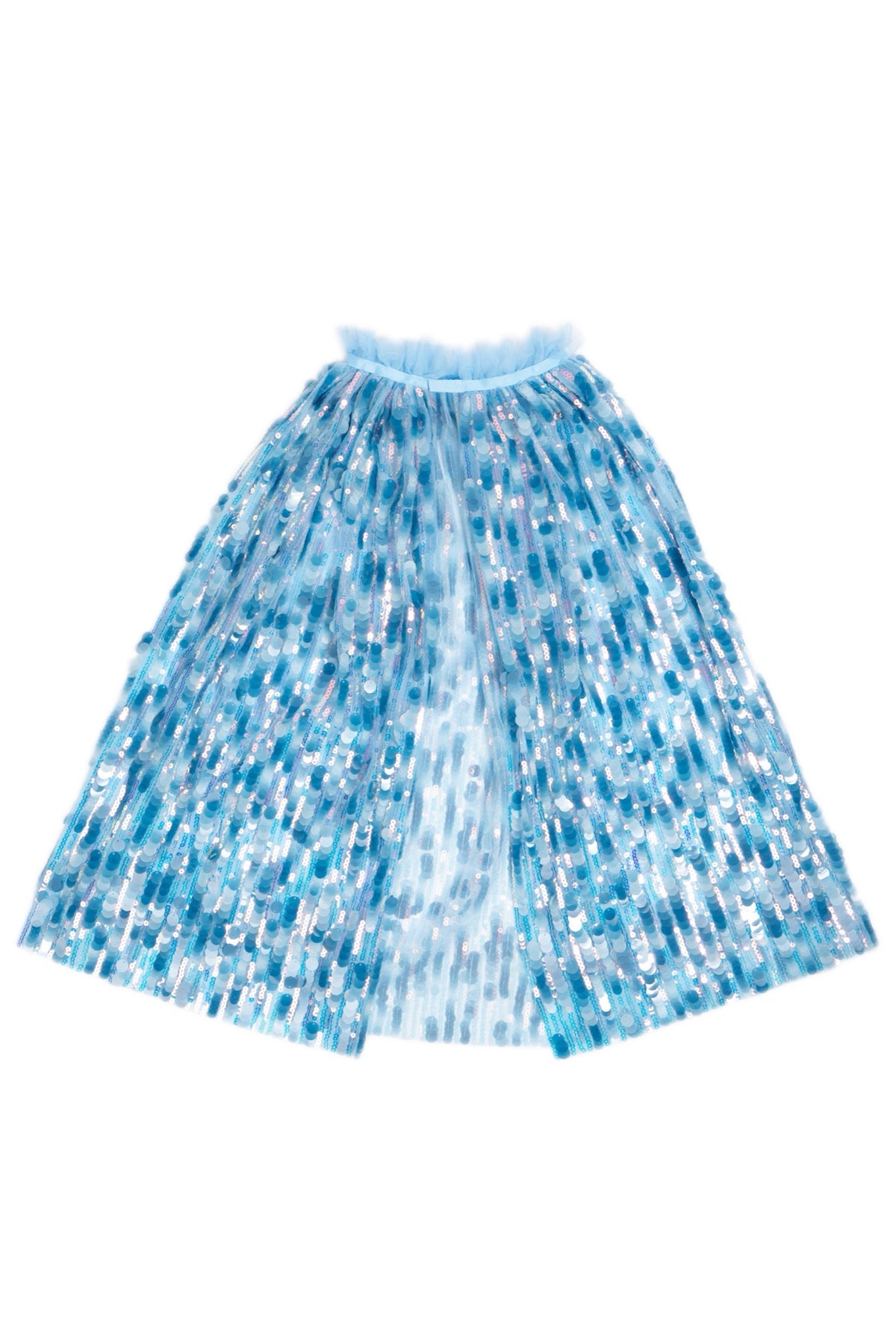 Cape pailletée rose ou bleue, 4-6 ans — Great Pretenders — Superstar bleu — packshot | Appart 17 Bruxelles