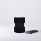 Tabouret en papier Diablo - Noir: 30 x 28 cm H — Paper Lounge | Appart 17 Bruxelles