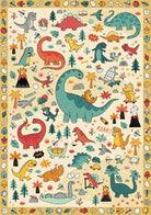 Poster créatif Poppik Dinosaures — poster complété | Appart 17 Bruxelles