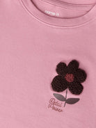 NMFNODANA T-shirt à fleur brodée fille — name it — Lilas — autre vue 3 | Appart 17 Bruxelles