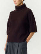 YAS EMILA Pull col roulé en laine — vue 9