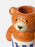 Bougeoir ourson Teddy en céramique — DOIY — Caramel — détail 4 | Appart 17 Bruxelles