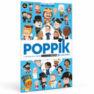 Poster Poppik Personnages célèbres avec Quelle Histoire — pochette avec 44 stickers | Appart 17 Bruxelles