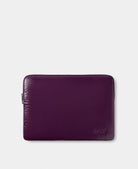 Housse d'ordinateur 13" et 14" matelassée en polyester recyclé — Wouf — Plum — packshot 2 | Appart 17 Bruxelles