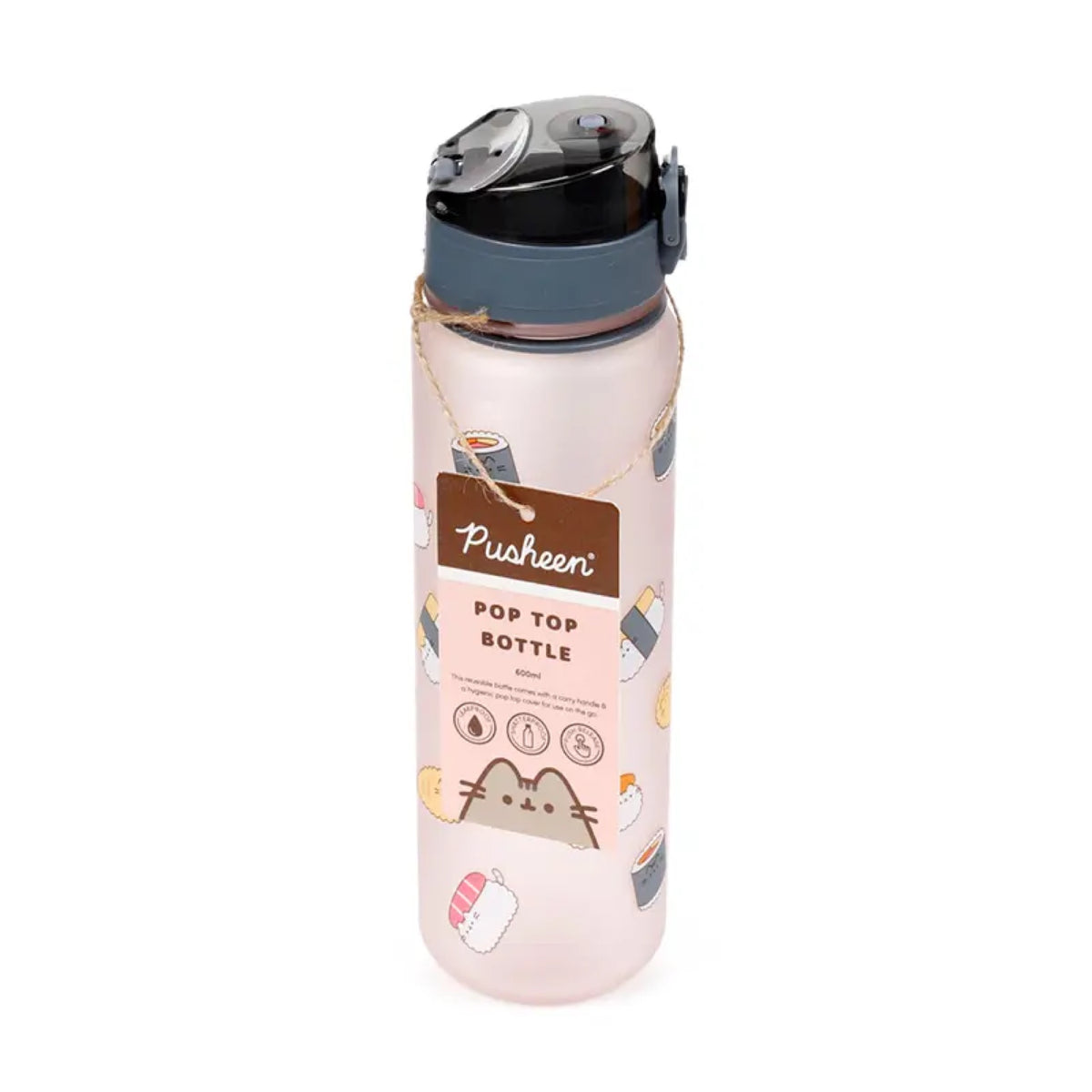 Gourde 600 ml à bouchon pop — Puckator — Pusheen Bento Club — autre vue 4 | Appart 17 Bruxelles