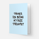 Carte de vœux « My Free Therapist » — amitié — vue 2 | Appart 17