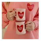 Mug céramique à message — Atelier Wagram — Bonjour l'amour — autre vue 6 | Appart 17 Bruxelles