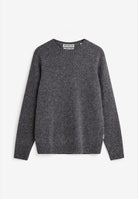 ROLAND Pull col rond en maille chinée alpaga et coton — Minimum — Silver Mink — packshot 2 | Appart 17 Bruxelles