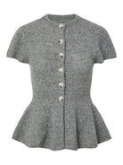 YASENYA Cardigan — Medium Grey Melange