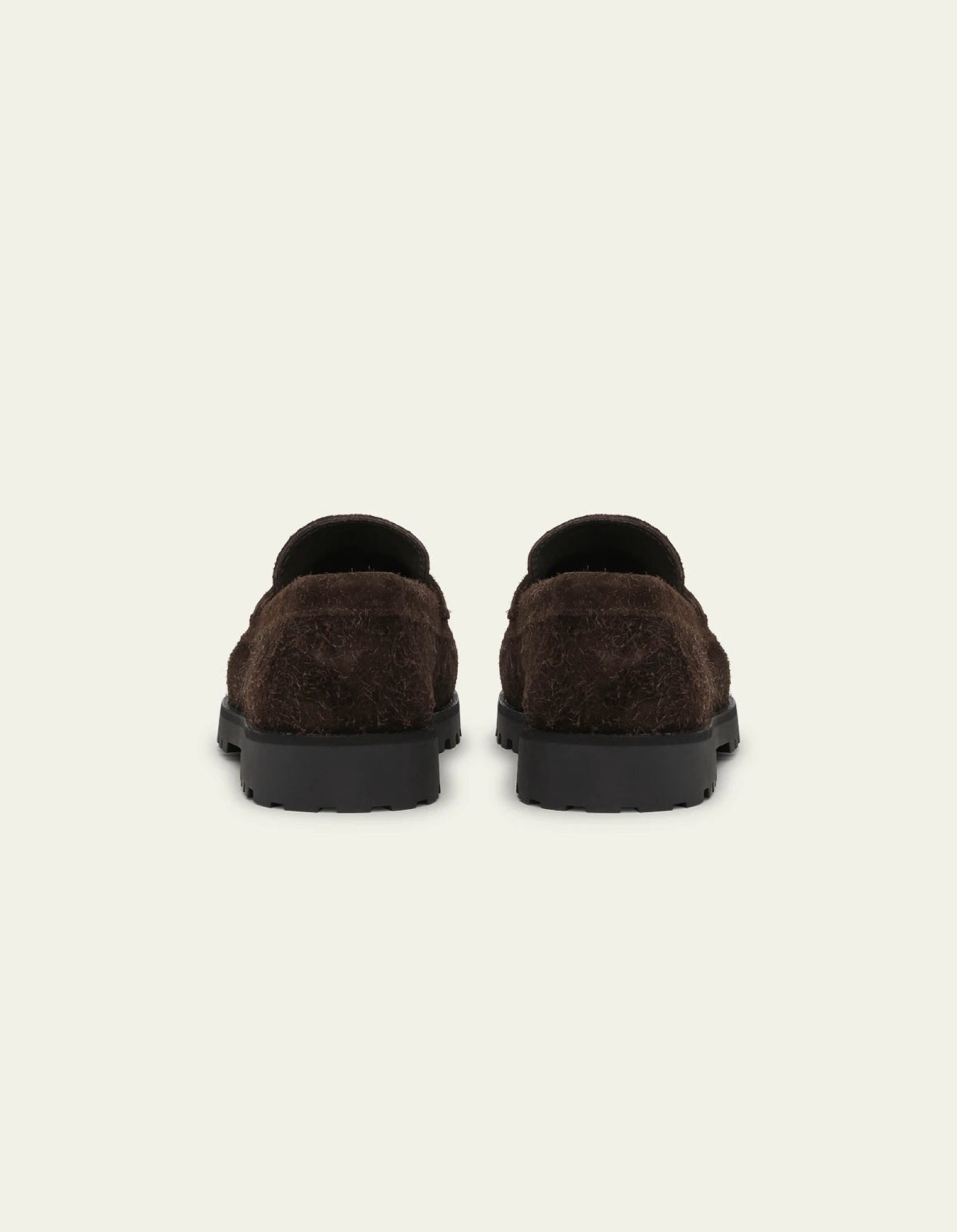 Hairy Suede Mocassins penny — Molé Brown — vue 3