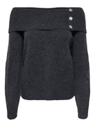 JDY ALIANA Pull en maille épaules dénudées — vue 7