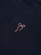 NMFVIVEMMAS T-shirt côtelé brodé de Noël fille — name it — Navy Blazer Bow — autre vue 4 | Appart 17 Bruxelles