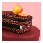 Lunch bag isotherme enfant — Atelier Wagram — Léopard noir fond marron — autre vue 2 | Appart 17 Bruxelles