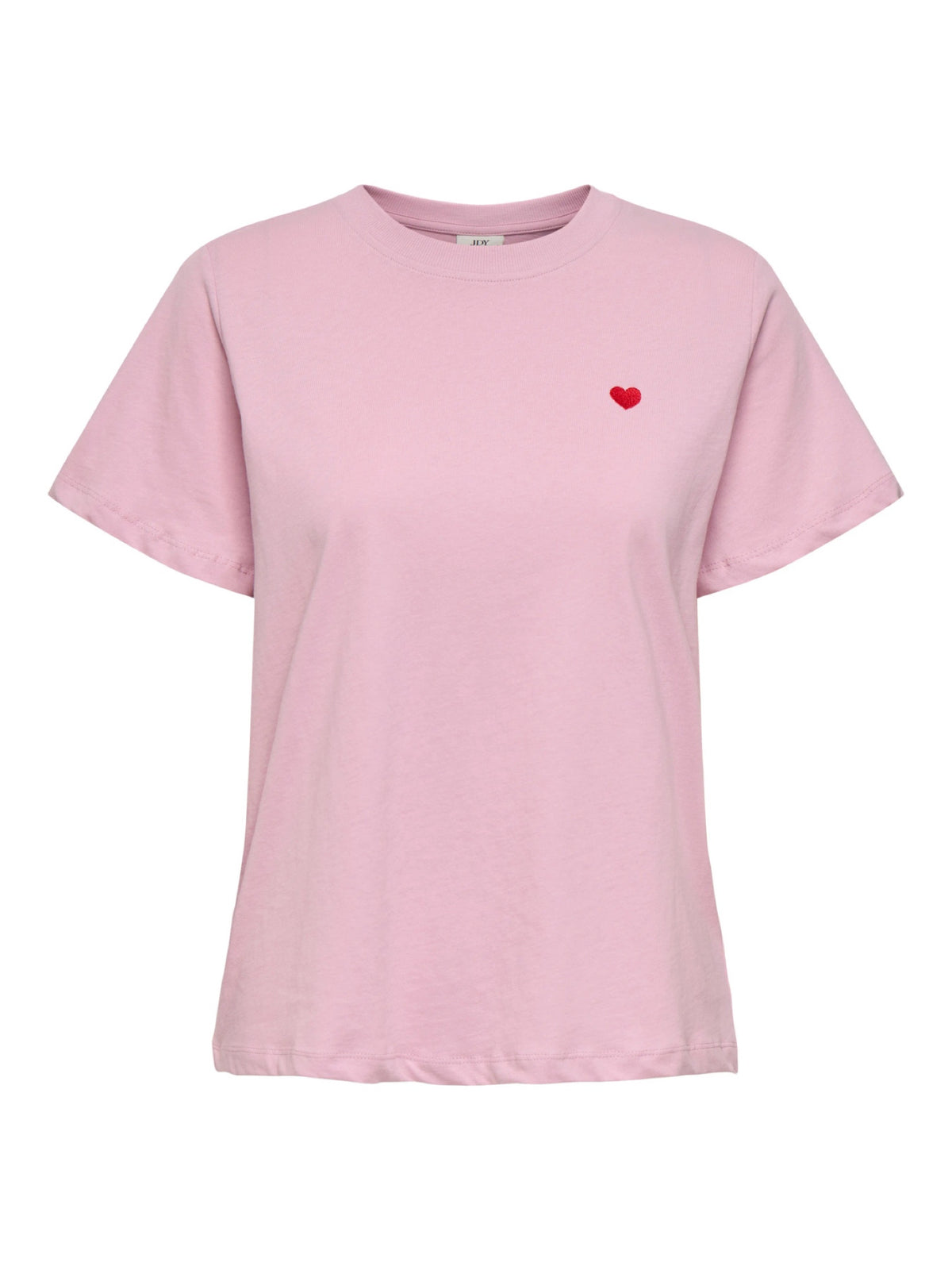 JDYPISA T-shirt col rond en coton bio à imprimé — JDY — Fragrant Lilac / Bittersweet Heart — packshot | Appart 17 Bruxelles