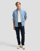 DAVID Jean regular tapered en denim selvedge 13,25 oz — Lee — Xion — porté | Appart 17 Bruxelles