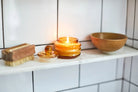 Paddywax Beam Bougie parfumée en verre jaune 85 g — Paddywax — Meyer Lemon — en situation 3 | Appart 17 Bruxelles