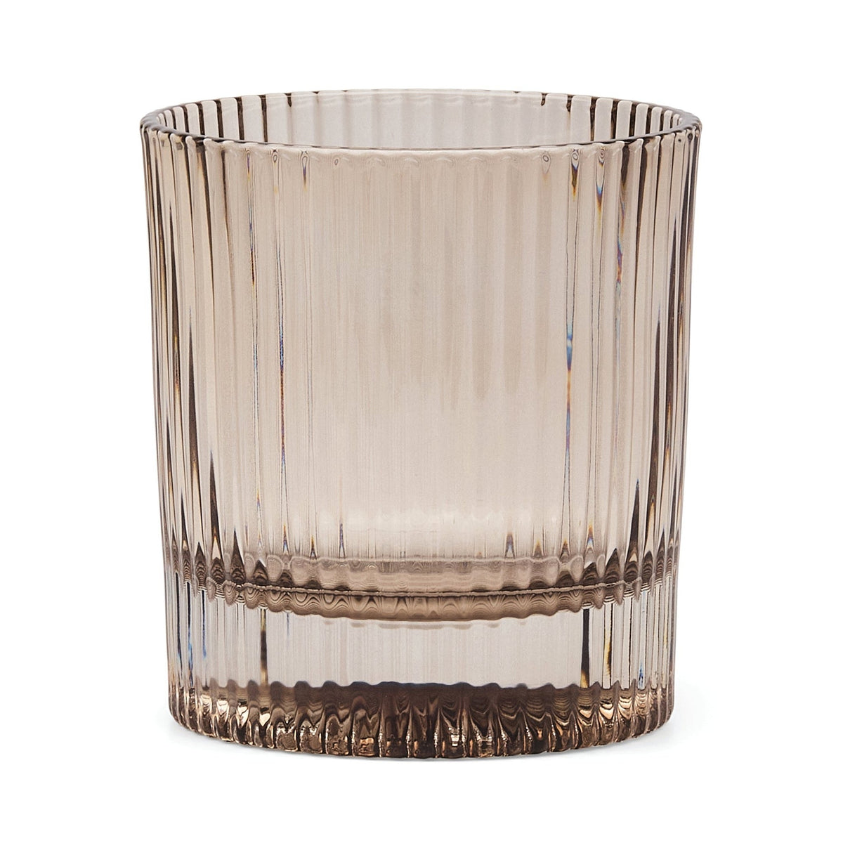 Here's How The Scout Verres lowball cannelés, set de 2 — Here's How — Fumé — packshot | Appart 17 Bruxelles