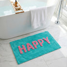 Tapis de bain « Happy » coloré — Fuchsia — vue 6, Fuchsia | Appart 17