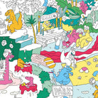 Poster géant à colorier 70 × 100 cm — OMY — Dinos — autre vue 3 | Appart 17 Bruxelles