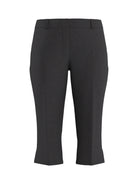 HDDORIS Pantalon capri slim taille mi-haute à fentes — HYPEDROP — Black — packshot 4 | Appart 17 Bruxelles