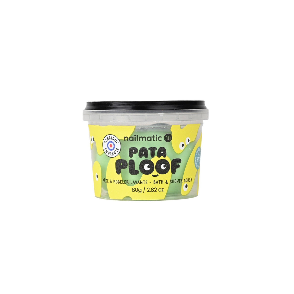 Pataploof, pâte à modeler lavante pour le bain 80 g — Nailmatic — Verte — packshot | Appart 17 Bruxelles