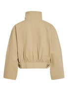 VIODINA Veste à col montant en twill de coton — VILA — Pale Khaki — packshot, vue de dos 2 | Appart 17 Bruxelles