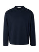 SLMTAJ T-shirt manches longues en coton bio — Sky Captain