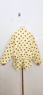 Ensemble veste et short à pois — Jaune — vue 5 | Appart 17