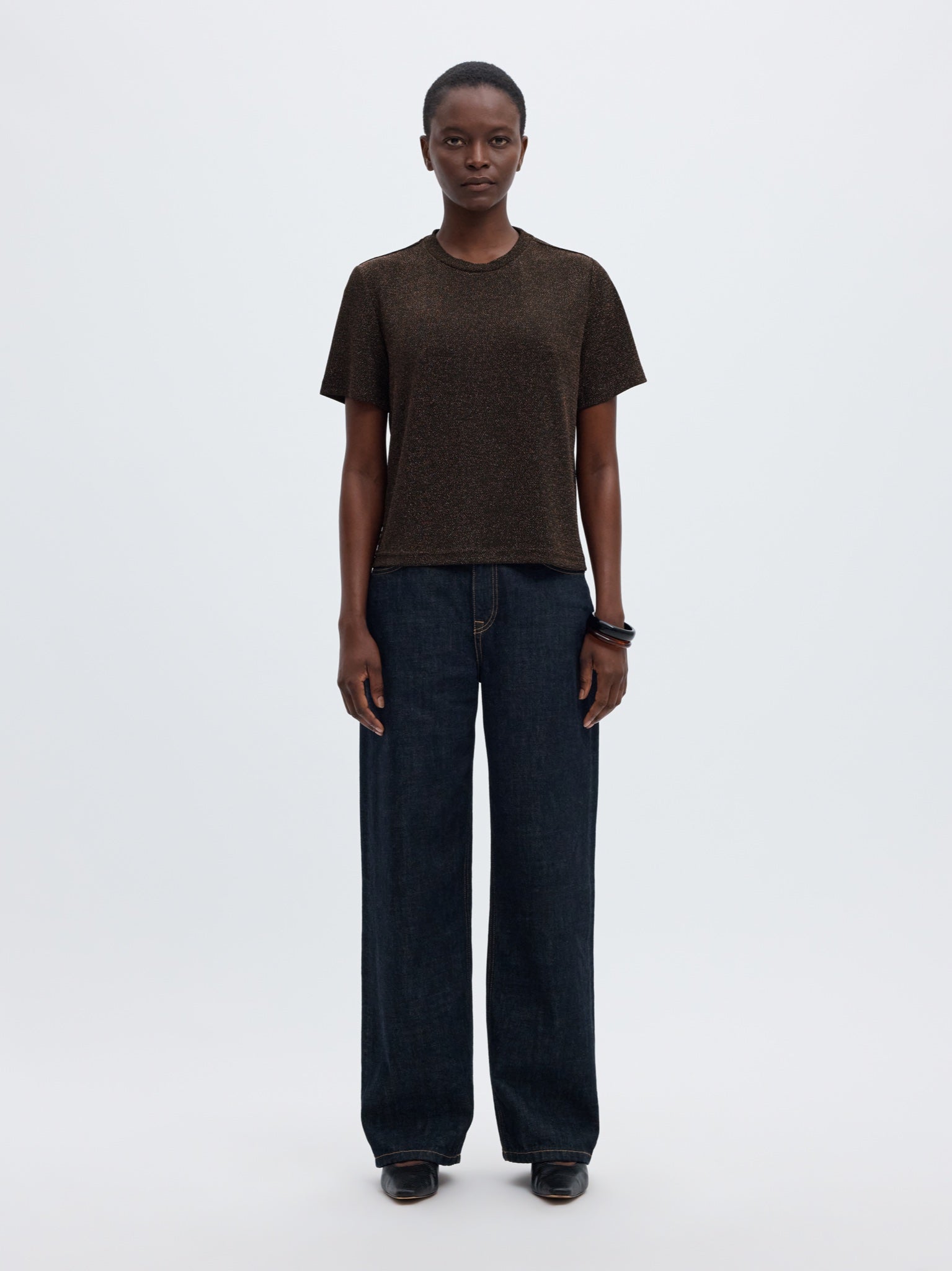 SLWNORI T-shirt boxy pailleté — Delicioso — vue 3