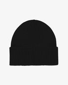 Colorful Standard Merino Wool Beanie Bonnet laine mérinos recyclée — Colorful Standard — Deep Black — packshot 5 | Appart 17 Bruxelles