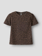 NMFLINNA T-shirt léopard fille — name it — Chocolate Brown — autre vue 4 | Appart 17 Bruxelles