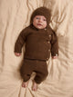 NBNLAGUNA Pantalon en maille bébé — Lil' Atelier — Teak — porté | Appart 17 Bruxelles