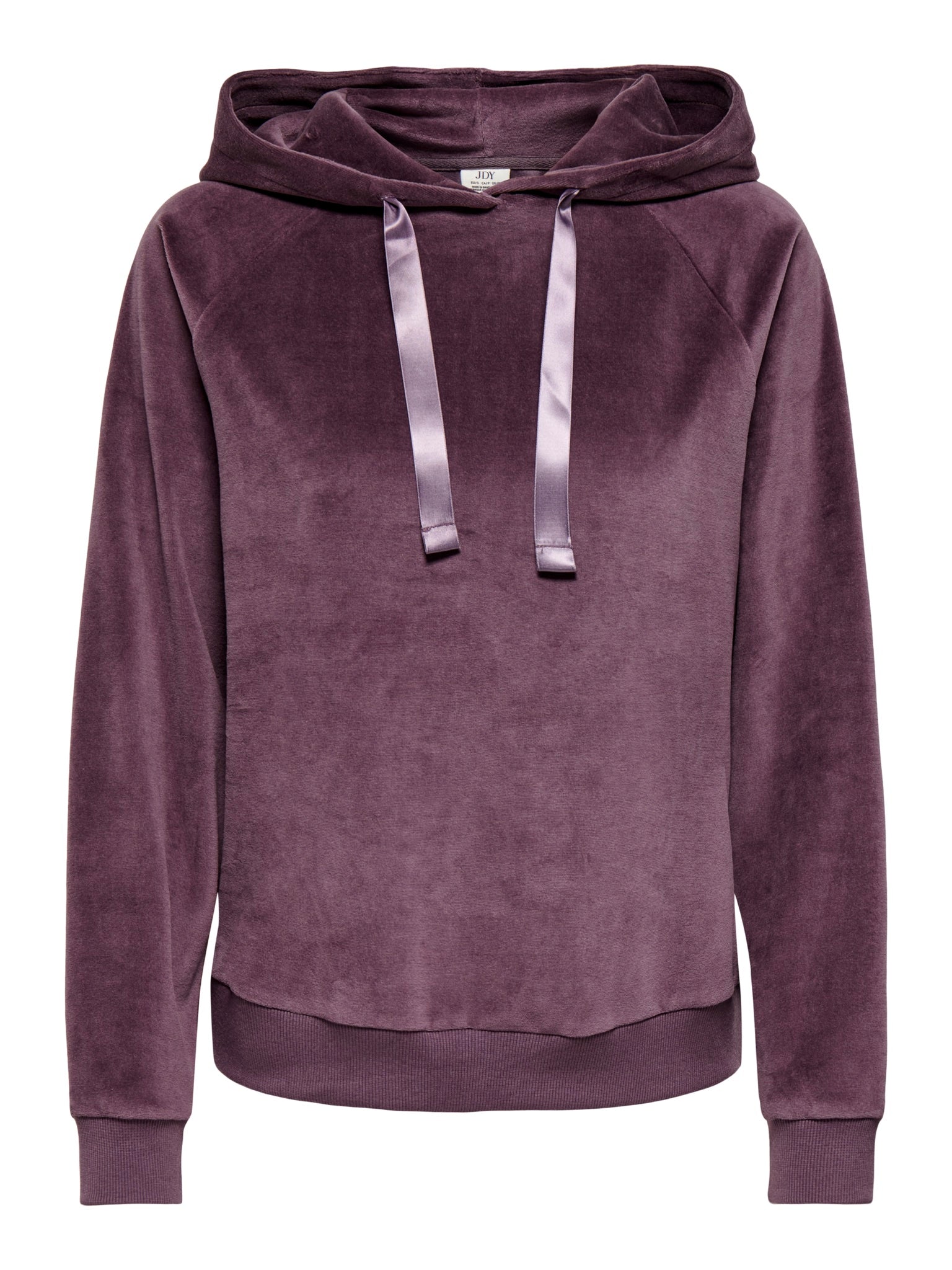 JDYVIDA Sweat à capuche en velours — Huckleberry