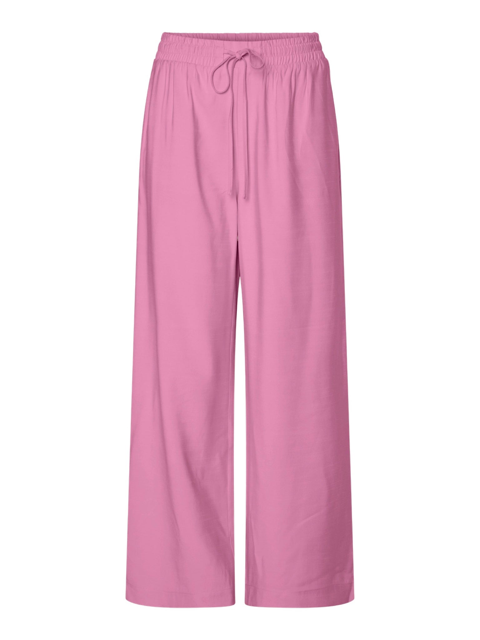 YASNARA Pantalon Large Taille Haute