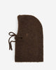 Samourai Cagoule en maille côtelée — Grace & Mila — Chocolat — packshot | Appart 17 Bruxelles