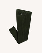 DREUILLE Pantalon en velours côtelé, taille élastique — FAGUO — Vert foncé — packshot 2 | Appart 17 Bruxelles