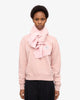 Colorful Standard Merino Wool Scarf Écharpe laine mérinos recyclée — Colorful Standard — Faded Pink — porté, vue de face | Appart 17 Bruxelles