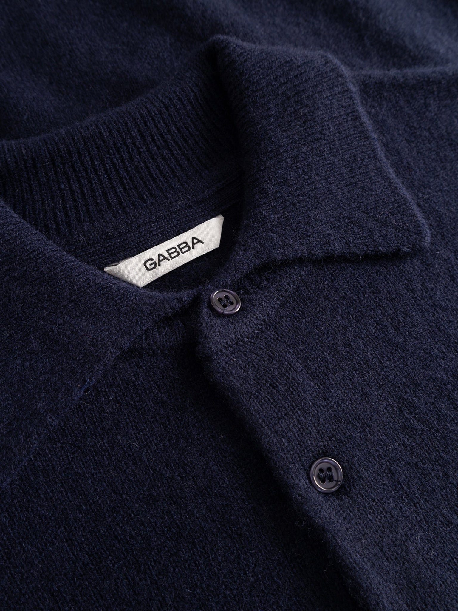GABworren Polo en laine — Navy — vue 5