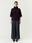 YAS EMILA Pull col roulé en laine — vue 8