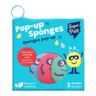 Pop-up Sponges, 3 éponges magiques en cellulose — SuperPetit — Lot de 3 — packshot | Appart 17 Bruxelles