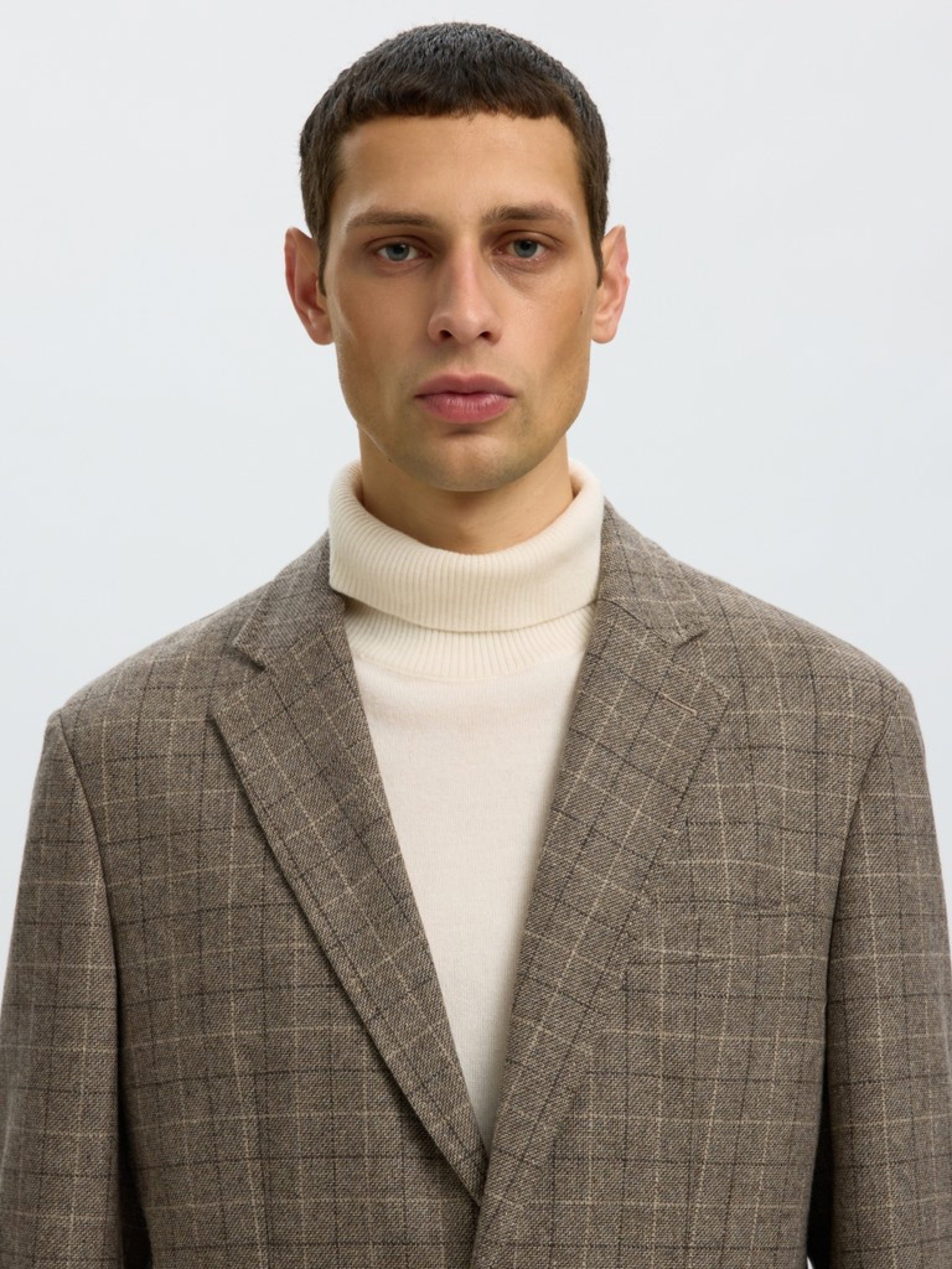 Selected Homme LANDON Blazer classique en laine à carreaux — vue 2