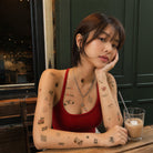 Flash Tattoos, planche de mini tatouages temporaires — OMY — Crazy In Love — autre vue 3 | Appart 17 Bruxelles